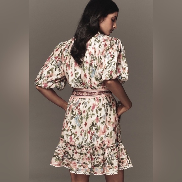 FARM Rio Floral Dress with Pink and Green Accents - Picture 2 of 3